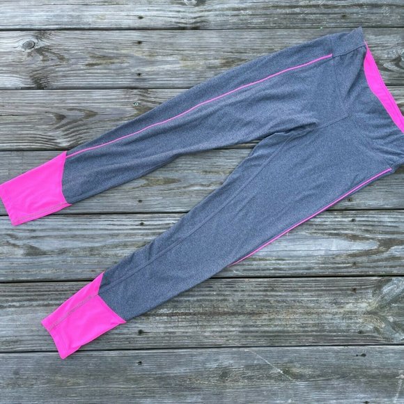 Champion Women Pants Sport Athletic Legging GrayPink Size SP - Picture 9 of 9